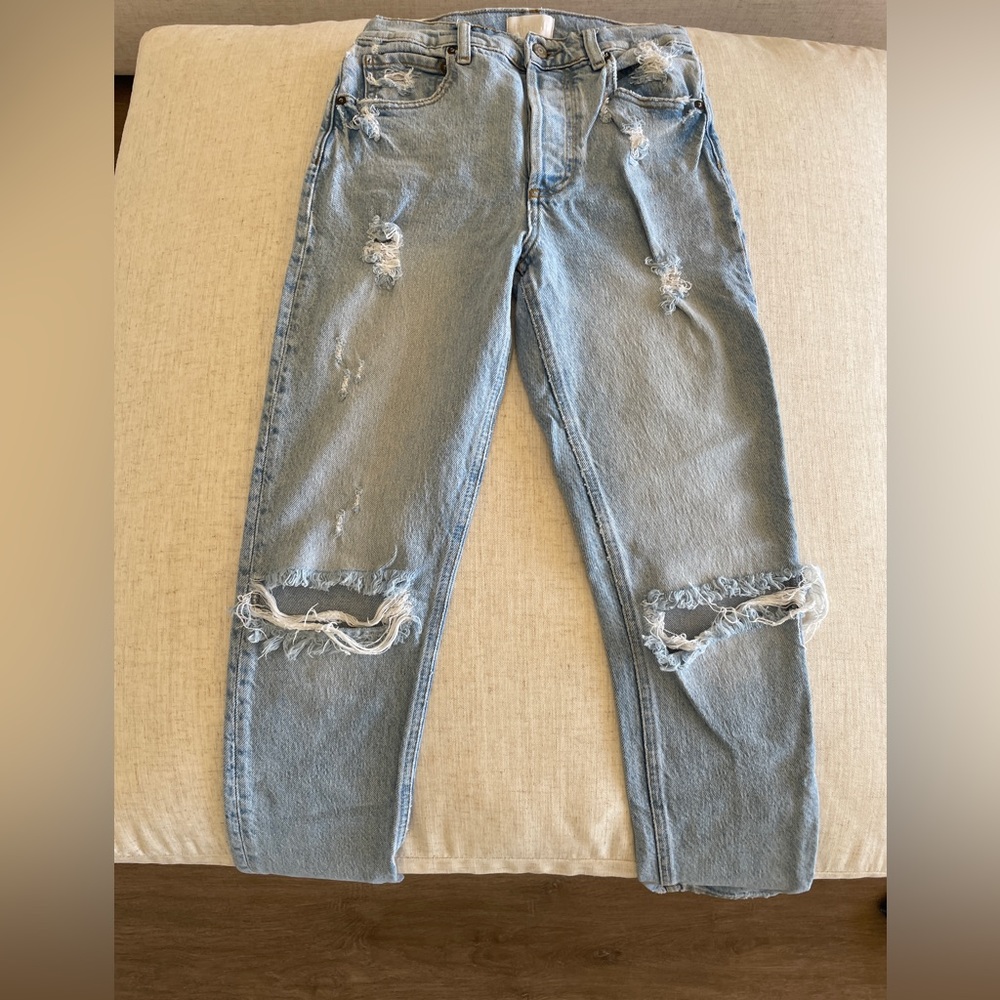Boyish denim.